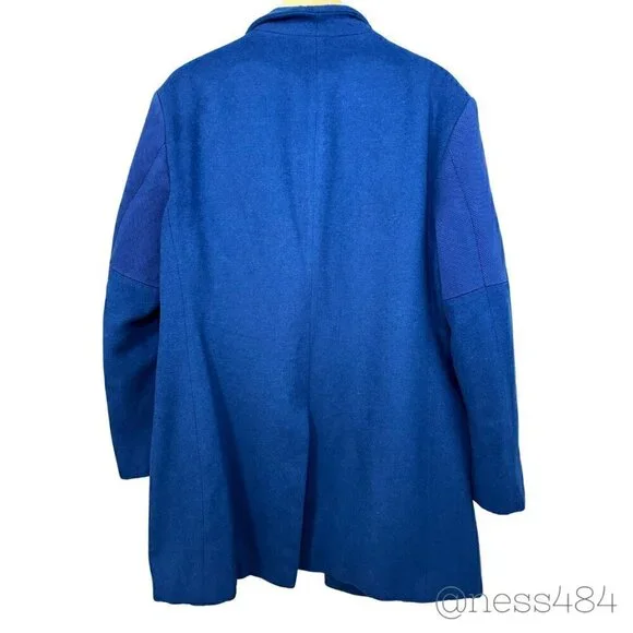 Ceketch Royal Blue Wool Coat 44R - Picture 2 of 10